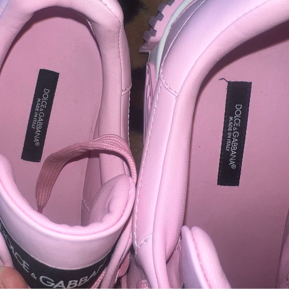 Dolce & Gabbana Leather NS1 Sneakers In Pink - Picture 10 of 11
